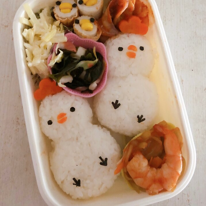 にわとりキャラ弁